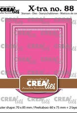 Crealies Crealies X-tra stansen no. 88, Kiekeboe omgekeerde boog  CLXtra88