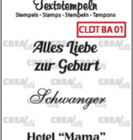 Crealies Crealies Textstempeln CLDTBA01