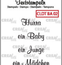 Crealies Crealies Textstempeln CLDTBA02