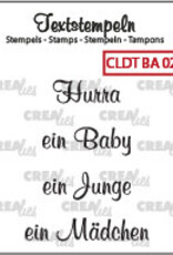 Crealies Crealies Textstempeln CLDTBA02