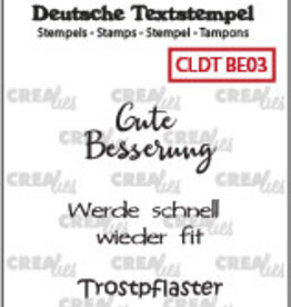 Crealies Crealies Textstempeln CLDTBE03