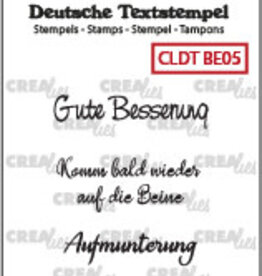 Crealies Crealies Textstempeln CLDTBE05