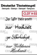Crealies Crealies Textstempeln CLDTH02