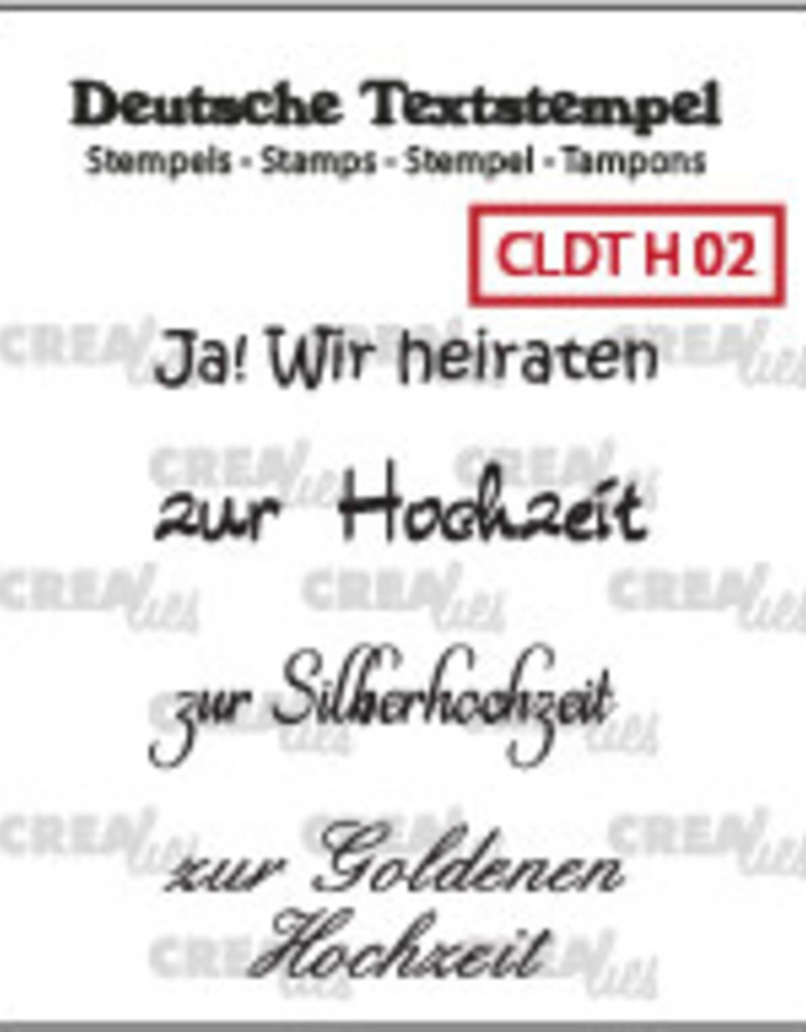 Crealies Crealies Textstempeln CLDTH02