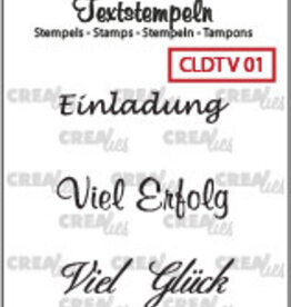 Crealies Crealies Textstempeln CLDTV01