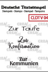 Crealies Crealies Textstempeln CLDTV04