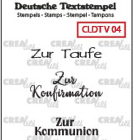 Crealies Crealies Textstempeln CLDTV04