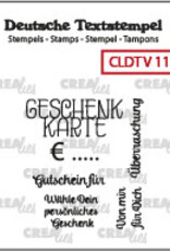 Crealies Crealies Textstempeln CLDTV11