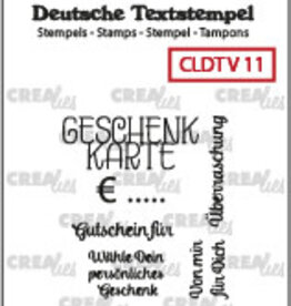 Crealies Crealies Textstempeln CLDTV11