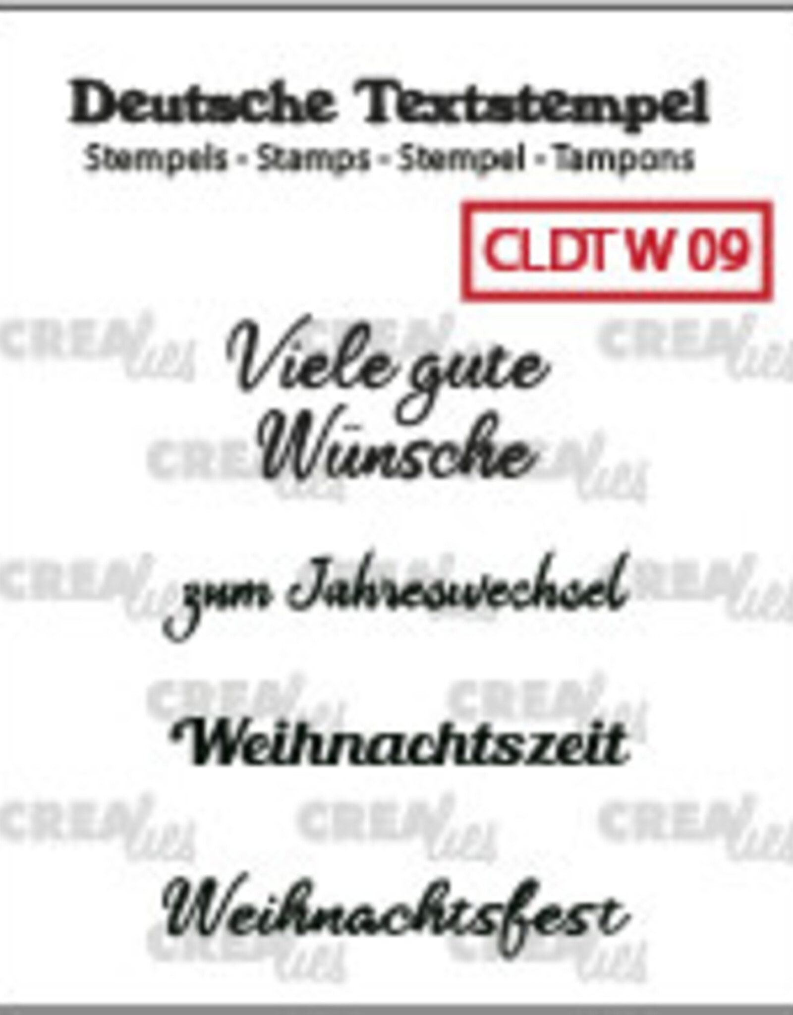 Crealies Crealies Textstempeln CLDTW09
