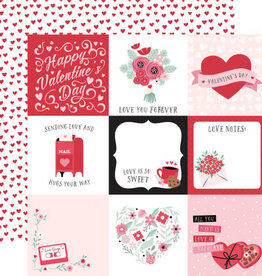 Echopark Echopark Valentine's day   4x4  Journaling Cards 12 x12