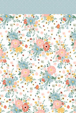 Echo Park Echopark Our Happy Place  Happy Place Floral 12 x12