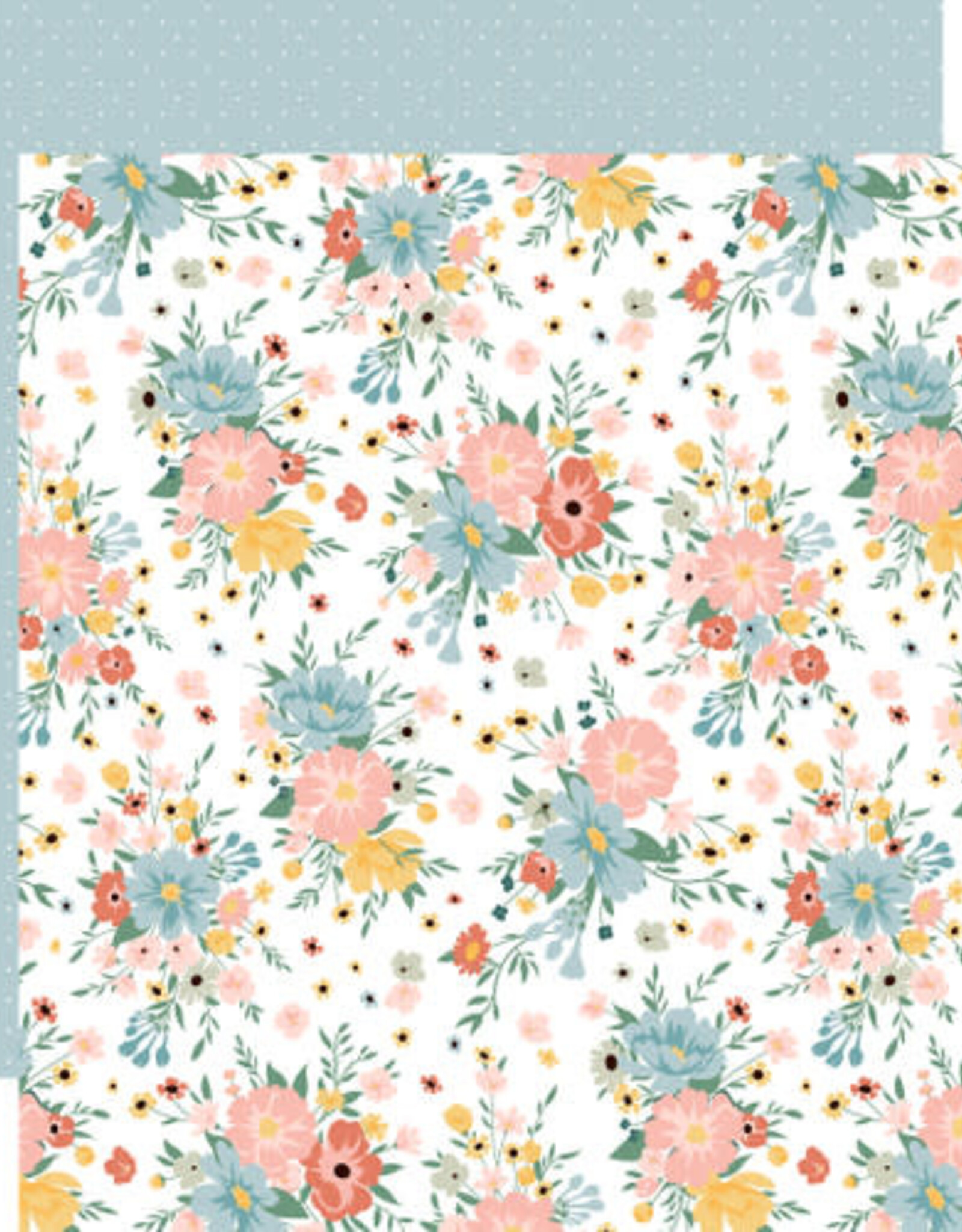 Echo Park Echopark Our Happy Place  Happy Place Floral 12 x12
