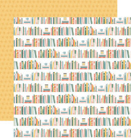 Echo Park Echopark Our Happy Place  Our Bookshelf 12 x12