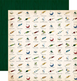 Carta Bella Carta Bella  Gone Fisching  Bait and Tackle  12 x12
