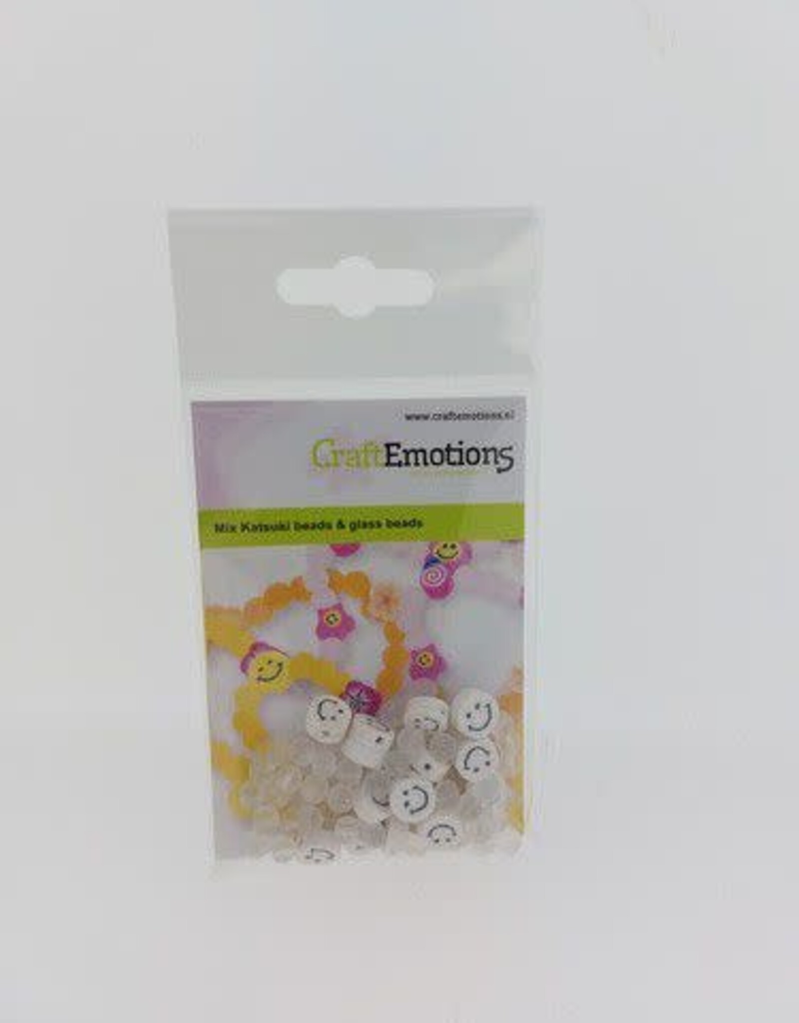 Craft Emotions Glaskralen wit
