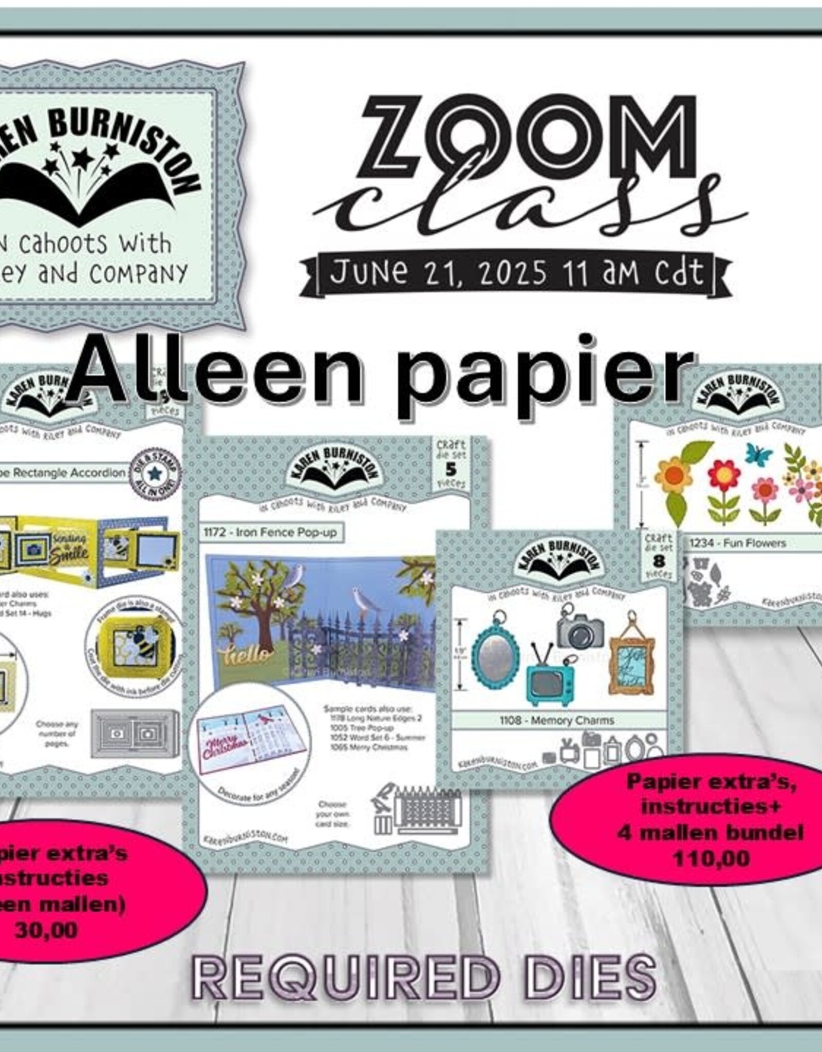 Karen Burniston Karen Burniston Zoomclass 21 juni  ALLEEN PAPIER