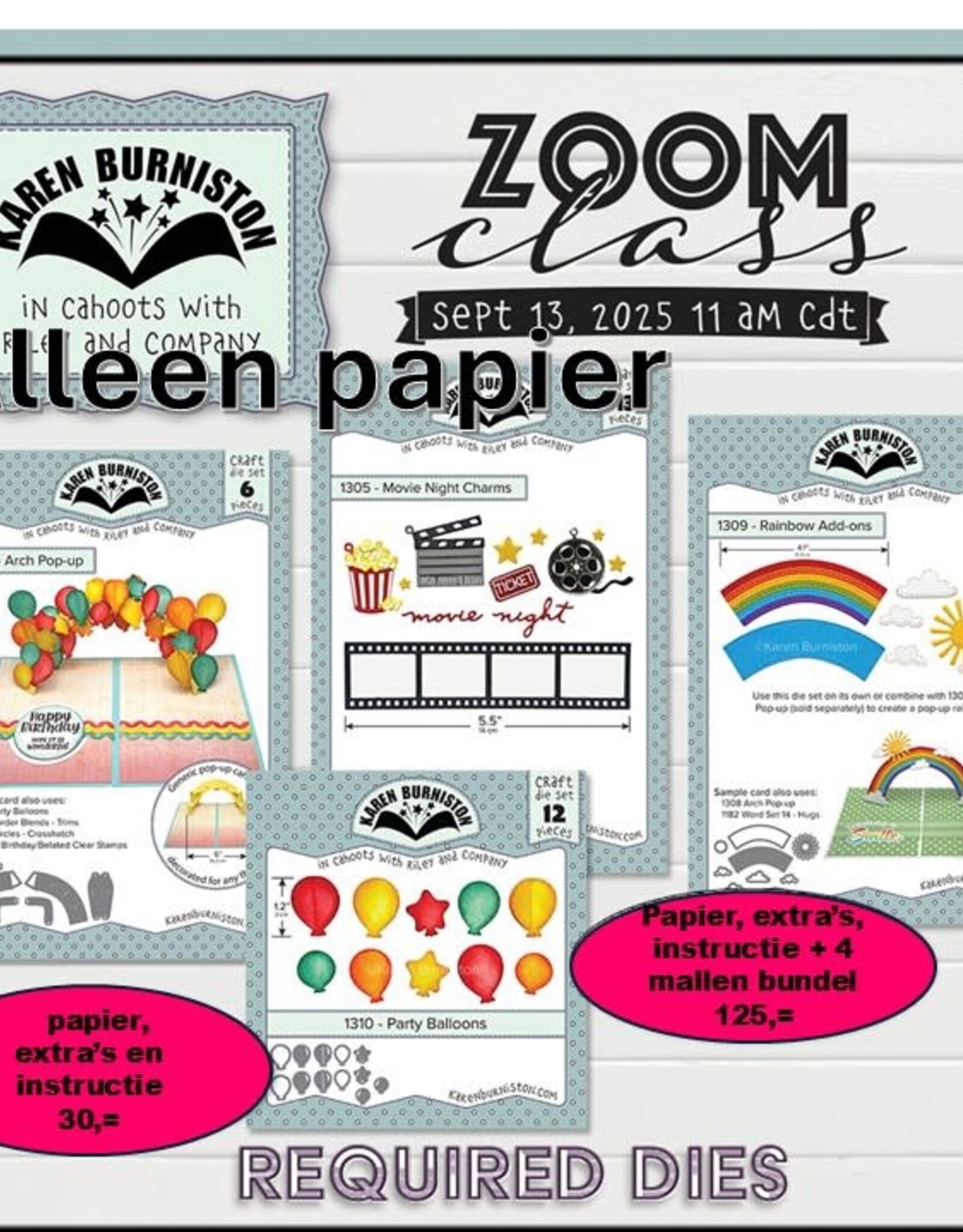 Karen Burniston Karen Burniston  Zoom class 13 september  ALLEEN PAPIER