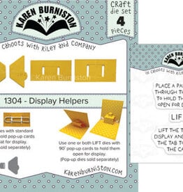 Karen Burniston Karen Burniston Display Helpers die & stamp set   1304