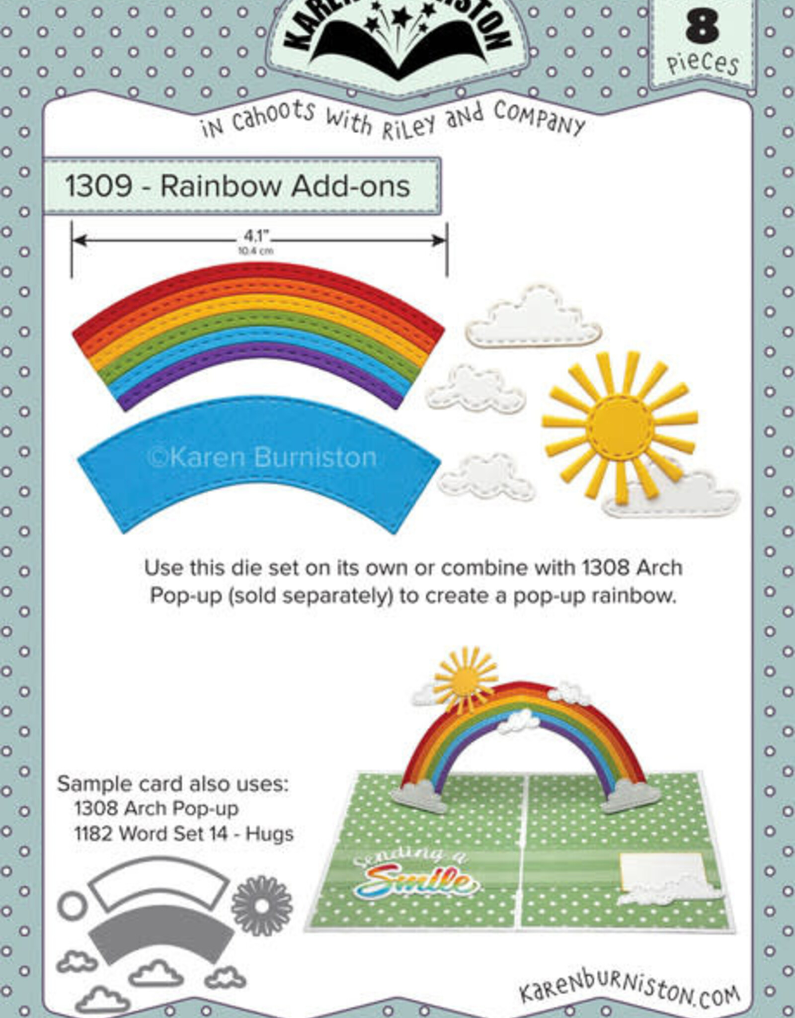 Karen Burniston Karen Burniston Rainbow Add ons 1309
