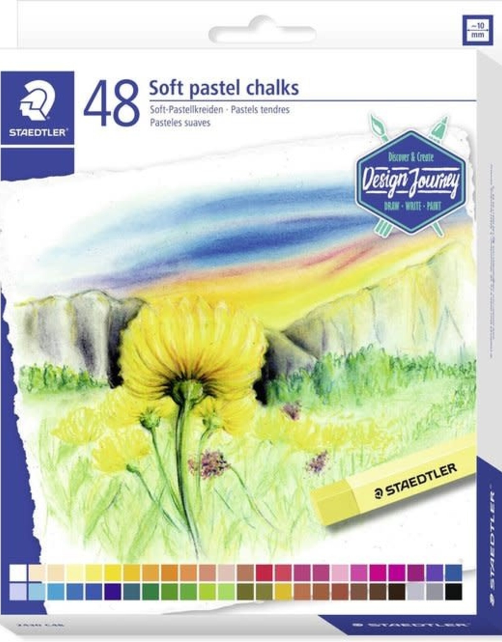Staedtler STAEDTLER Design Journey - zacht pastelkrijt - set 48 st