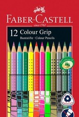Faber Castell Faber-Castell Colour Grip Kleurpotloden Kleurenassortiment 12 Stuks