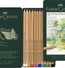 Faber Castell Faber-Castell Pitt  pastel potloden 12 stuks
