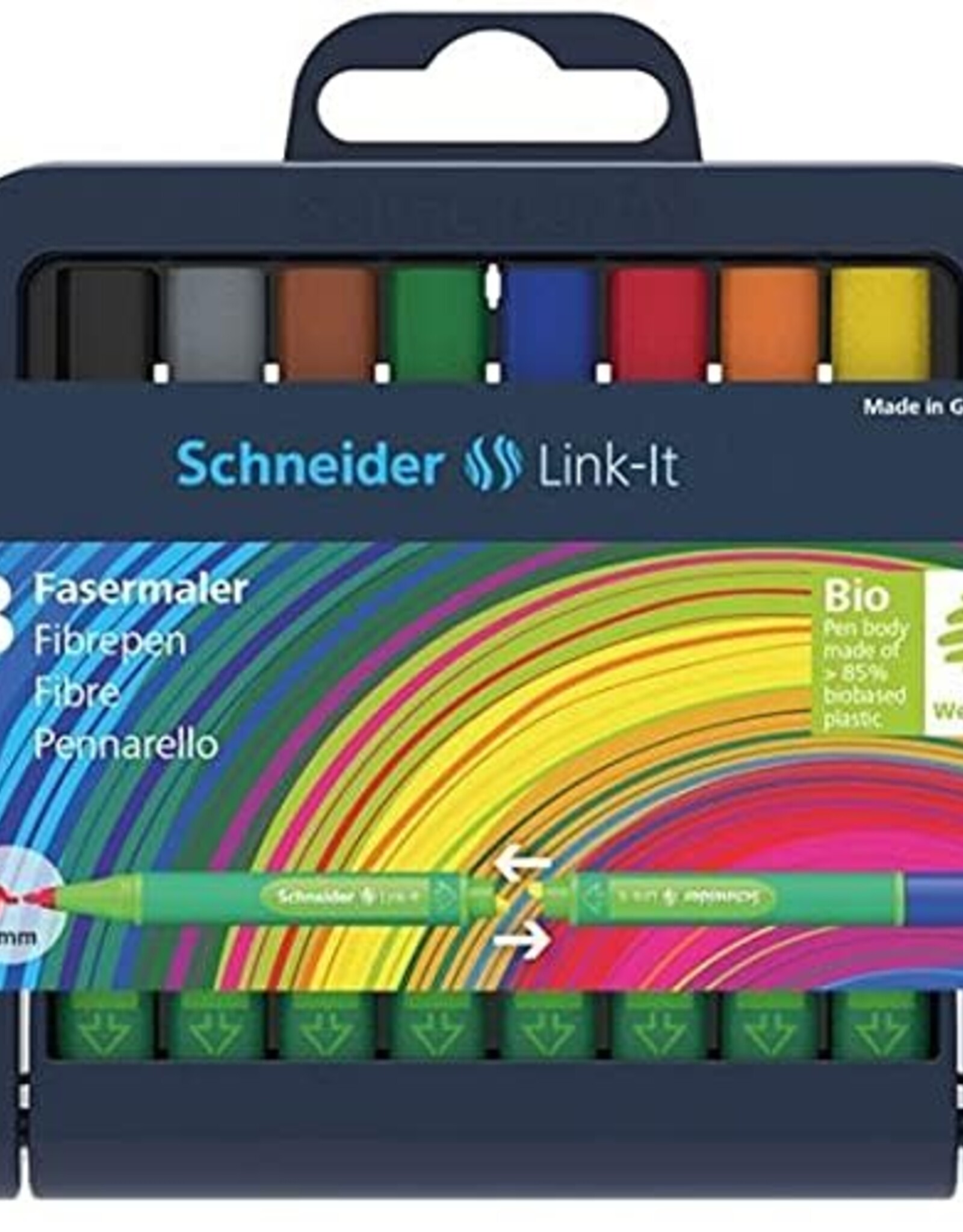 Schneider Schneider Fineliner Link-It, doos van 8, 1,0 mm
