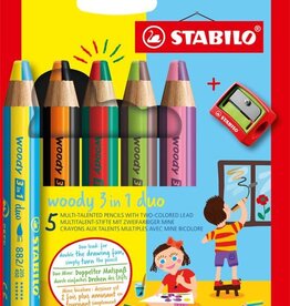 Stabilo STABILO woody 3 in 1 duo - kleurpotlood - verschillende kleuren