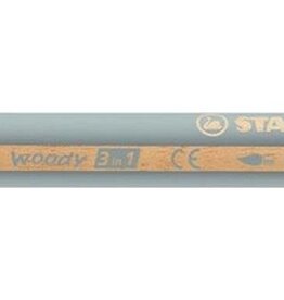 Stabilo stabilo woody 3 in 1 zilver
