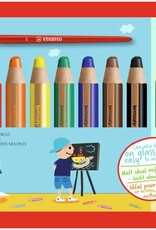 Stabilo Stabilo Woody 3-in-1   18st met Pastel + slijper & penseel