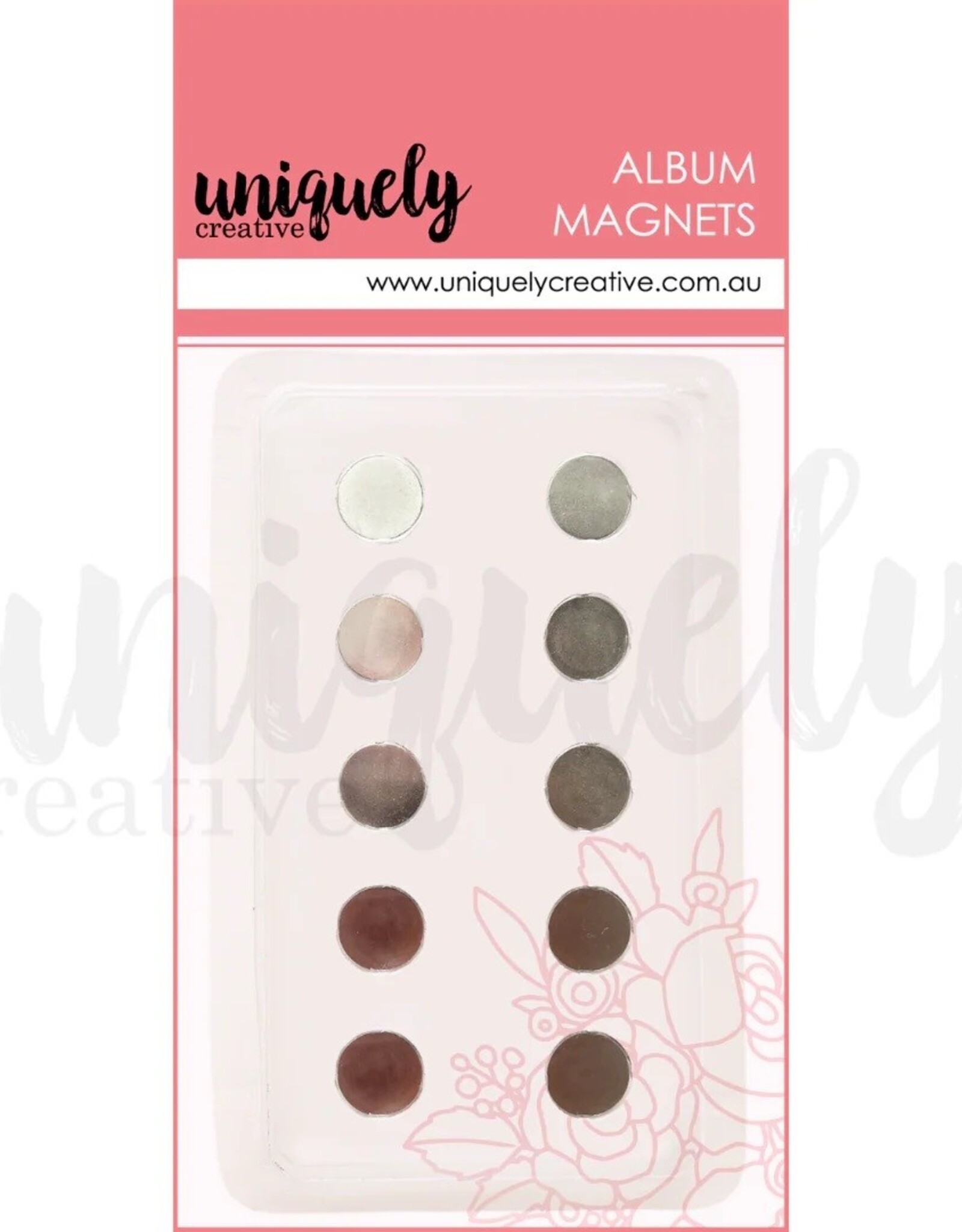 Uniquely Creative Uniquely Creative magneten 10 mm set van 10st