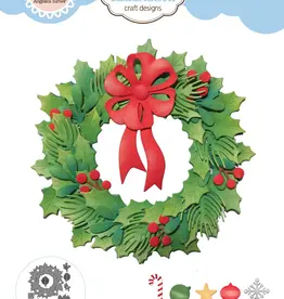 Elizabeth Craft Designs Elizabeth Craft Designs  Holiday Wreath   2271