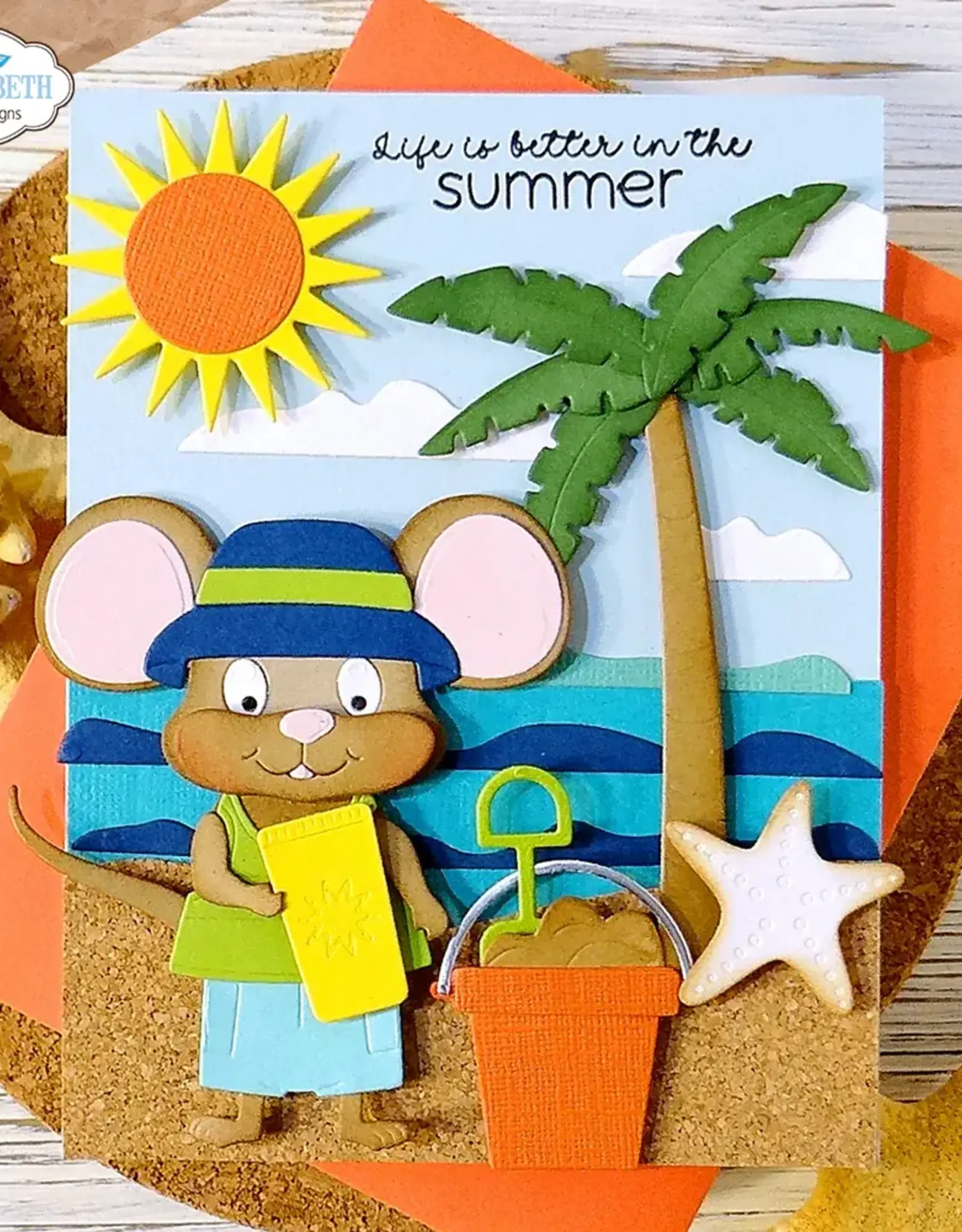 Elizabeth Craft Designs Elizabeth Craft Designs Beach Scenery  2258