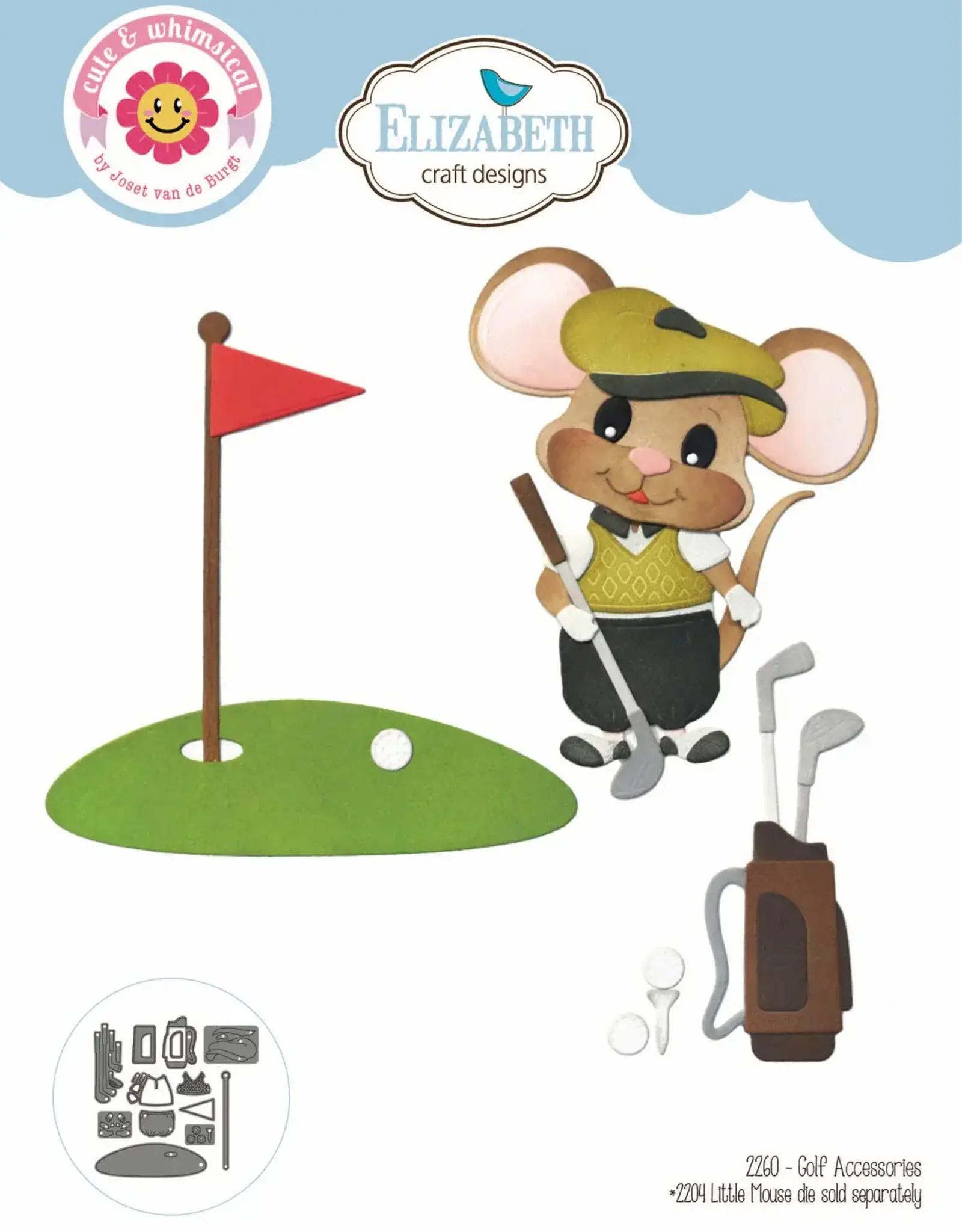 Elizabeth Craft Designs Elizabeth Craft Designs Golf Accessories  2260