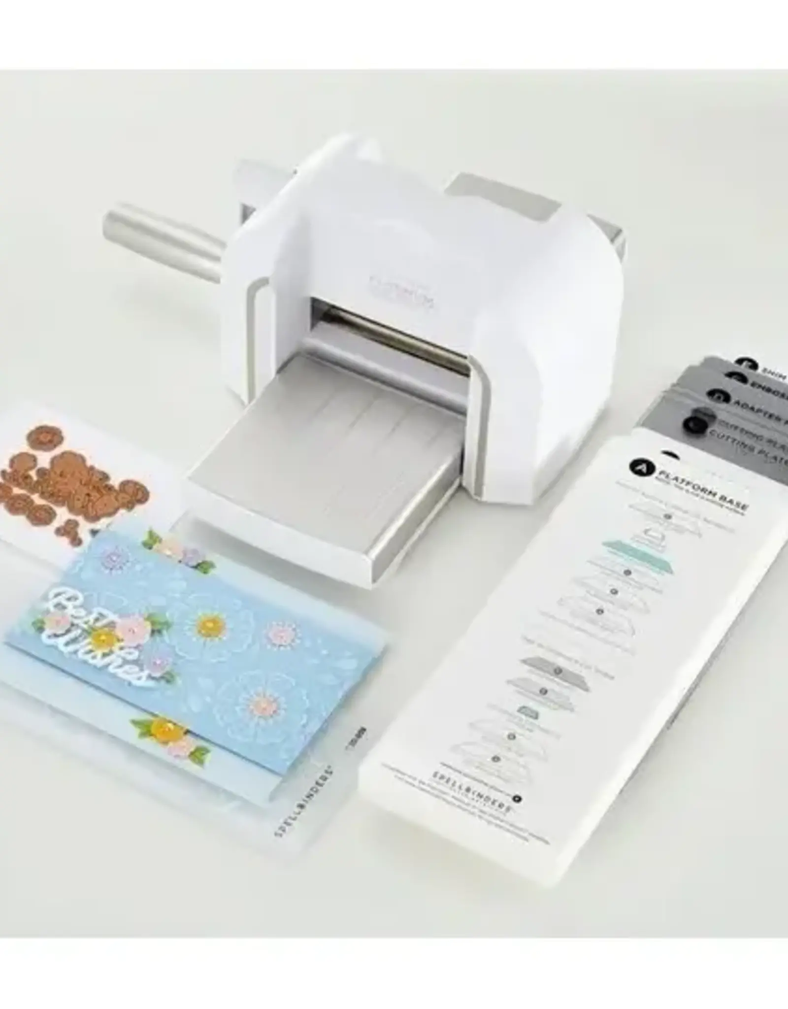 Spellbinders Spellbinders White Platinum Scout Die Cutting and Embossing Machine 3.5" Platform
