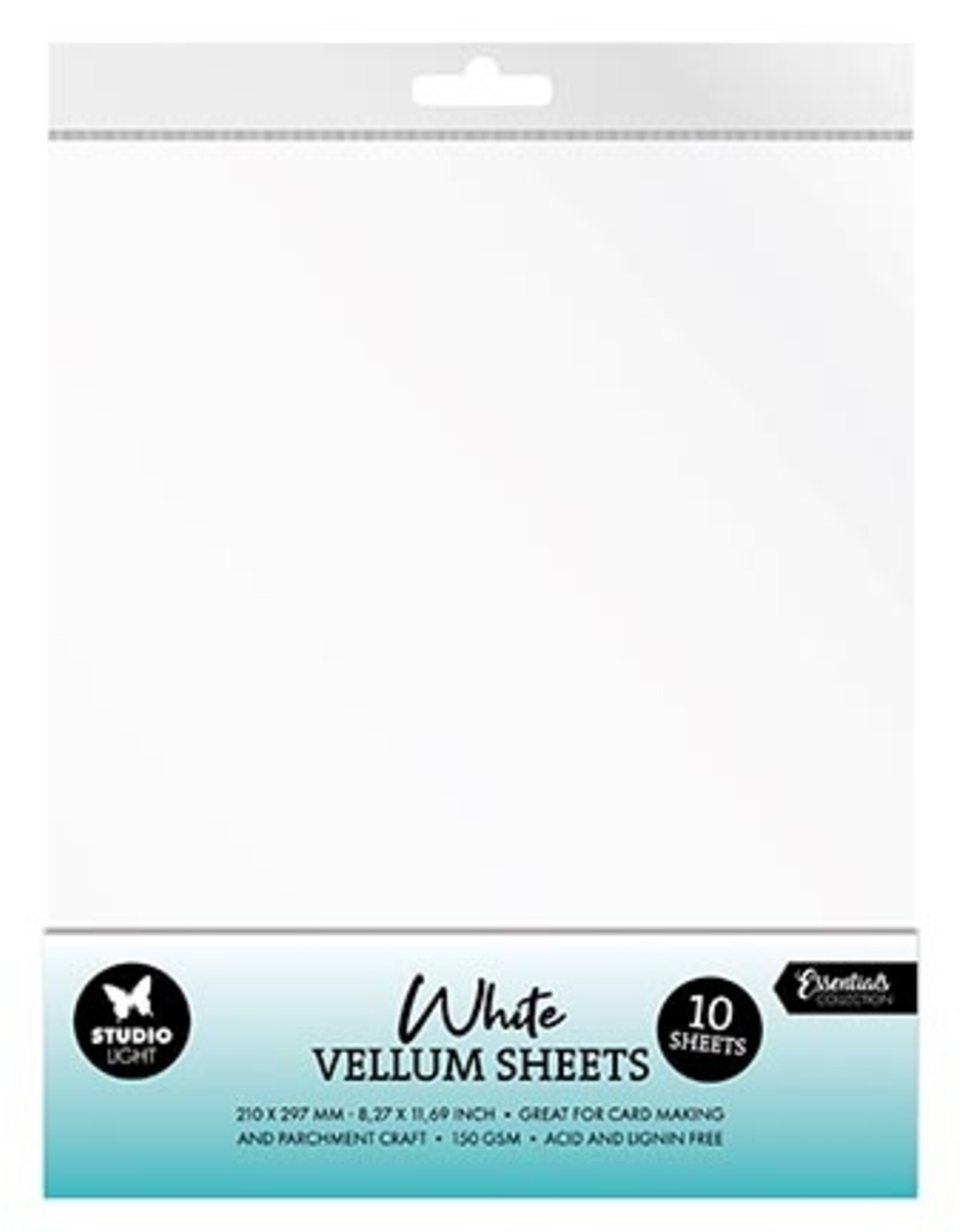 Studio Light Studio Light Vellum Sheets 150grs. White Essentials nr.04   SL-CO-VES04