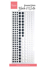 Marianne Design Marianne D enamel dots Black & white  PL4537