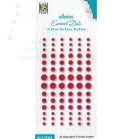 Nellie's Choice Nellie's Choice Enamel Dots Red ENDOT005