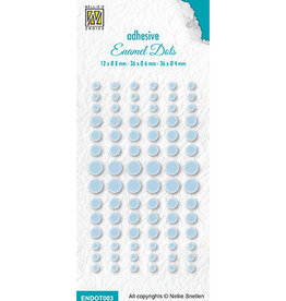 Nellie's Choice Nellie's Choice Enamel Dots Baby Blue ENDOT003