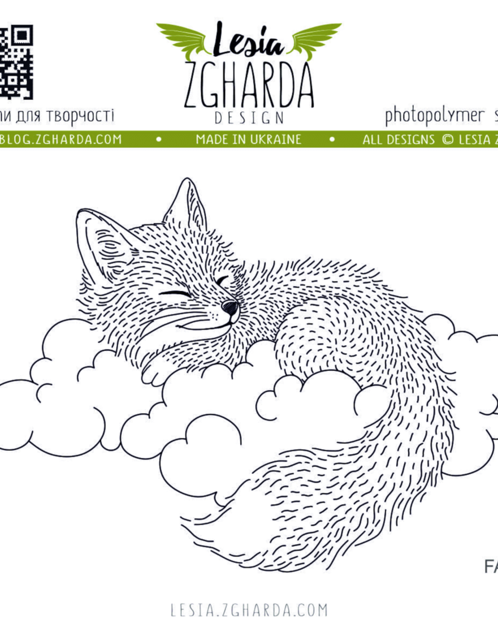 Lesia Zgharda Lesia Zgharda  Sleeping Fox on the Cloud  FA216