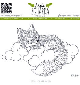 Lesia Zgharda Lesia Zgharda  Sleeping Fox on the Cloud  FA216