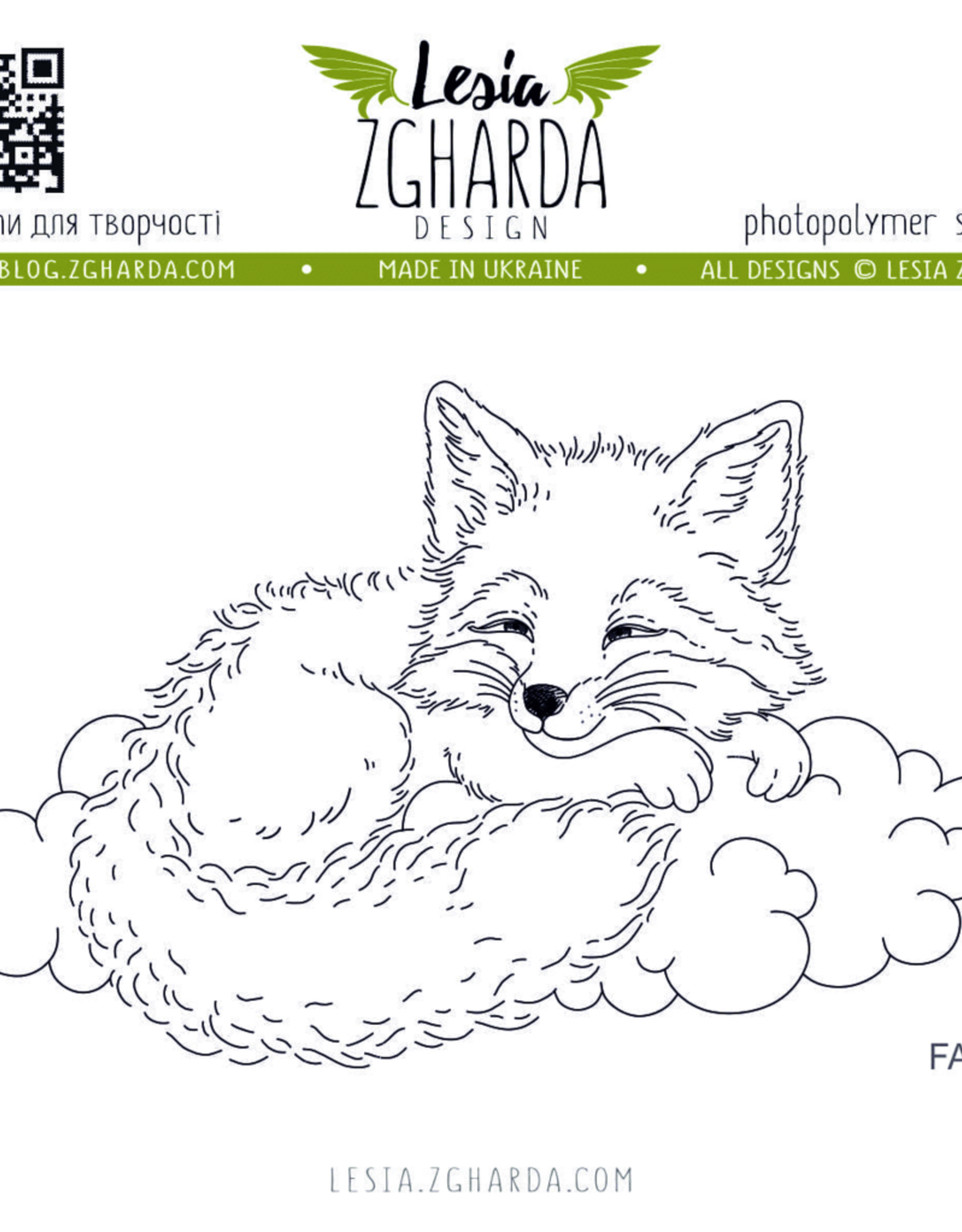 Lesia Zgharda Lesia Zgharda  Fox Cub on the Cloud  FA217