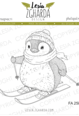 Lesia Zgharda Lesia Zgharda A cute penguin on skis  FA250