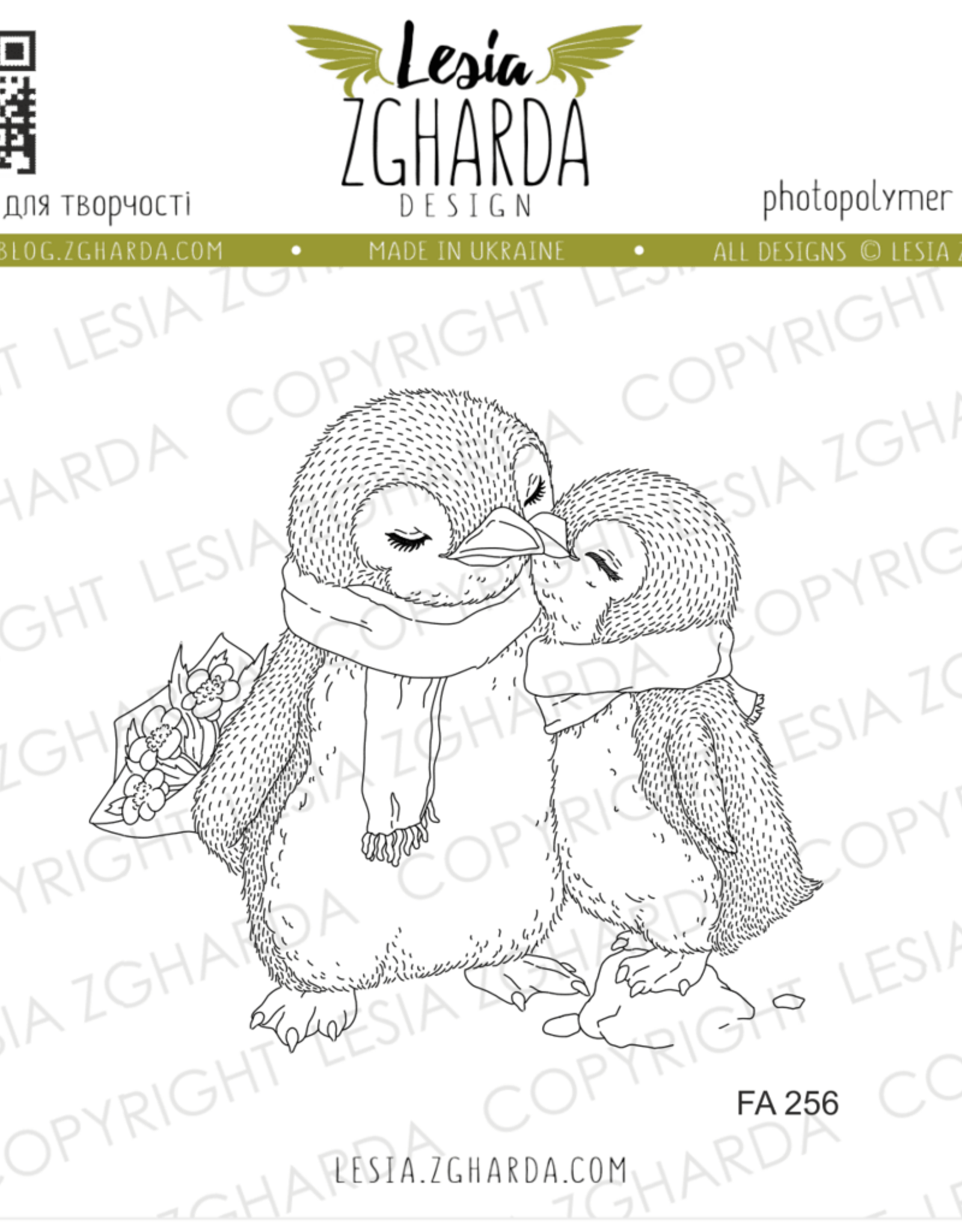 Lesia Zgharda Lesia Zgharda Penguins in Love  FA256