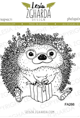 Lesia Zgharda Lesia Zgharda Hedgehog with Present  FA266