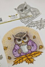 Lesia Zgharda Lesia Zgharda  Owl with a Cup  FA236