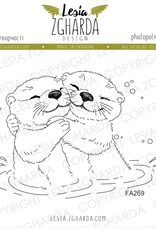 Lesia Zgharda Lesia Zgharda  Otters in Love  FA269