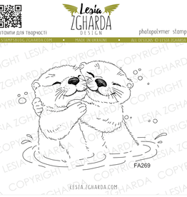 Lesia Zgharda Lesia Zgharda  Otters in Love  FA269
