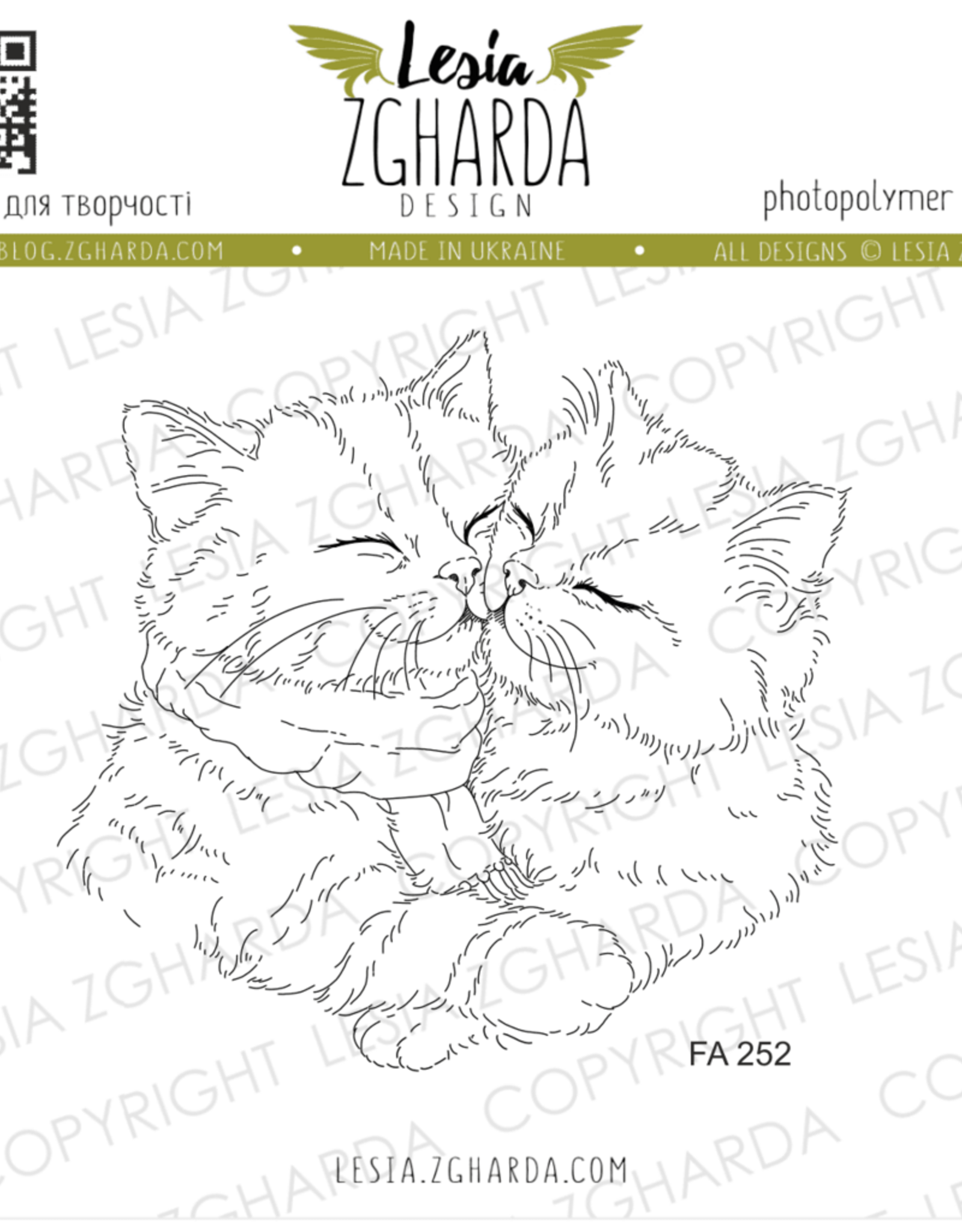 Lesia Zgharda Lesia Zgharda  Kitten Cuddles  FA252